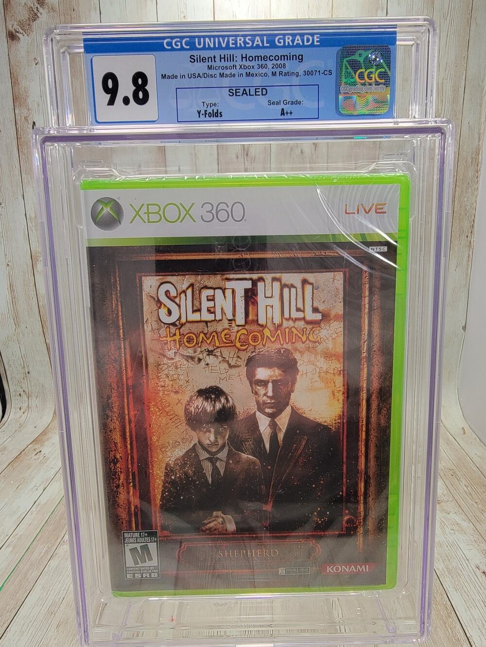 CGC 9.8 A++ - Silent Hill Homecoming Xbox 360 Graded 2008